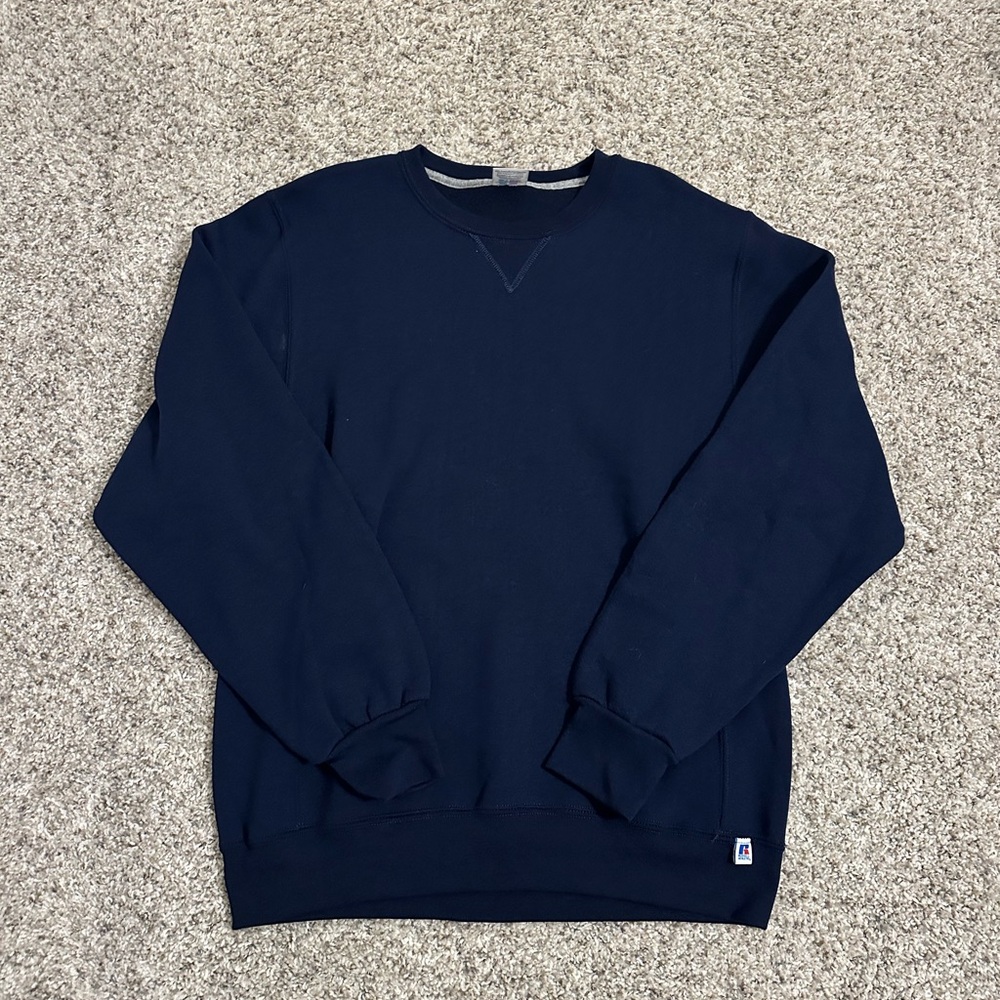 Champion Men's Navy Blue Sweater